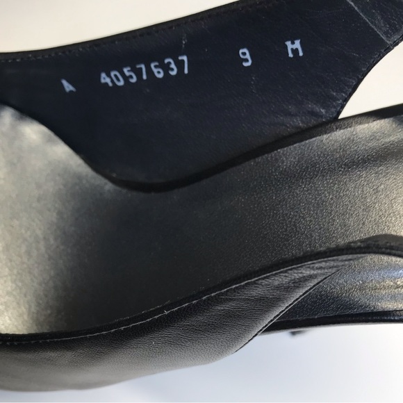 Stuart Weitzman Leather Platform & Strap High Heels Pumps - 9M - Picture 13 of 17